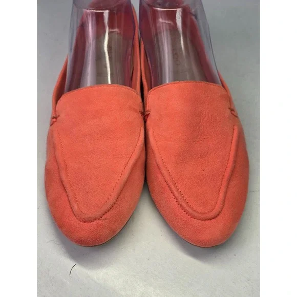 Aldo Joeya Loafers Women's Size 8 Orange Suede Slip On Pointed Toe Shoes - Picture 8 of 16